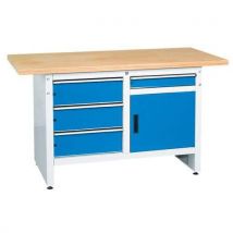 Metec - Banco Metec Fk 150 Faggio Multistrato Prof:70cm