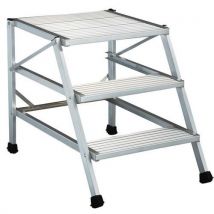 Tubesca-Comabi - Scaletta Fissa Con Ampia Piattaforma 3 Gradini