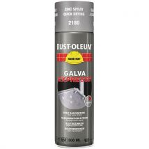 Rust-Oleum - Vernice Di Finitura Spray Hard Hat - 500 Ml - Grigio Galvanizzato
