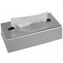 Medial - Portafazzoletti Rettangolare Acciaio Inox Aisi 430 1 Confezione