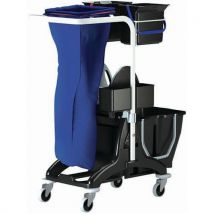 Medial - Carrello Compatto Multifunzione Per Le Pulizie Polipropilene 12 + 18 Lt