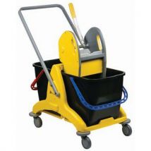 Medial - Carrello Doppiavasca Con Strizzatore Polipropilene 2x25 Lt