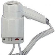 Medial - Asciugacapelli Con Base A Muro Per Uso Alberghiero Abs 1.200 W