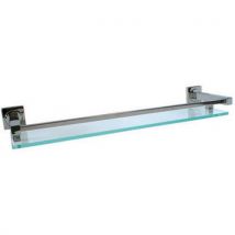 Medial - Mensola In Vetro Acciaio Inox Aisi 304-vetro