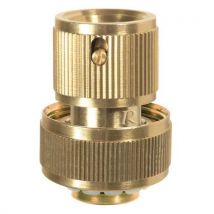 Ribimex - Raccordo Rapido Libero 19mm in Ottone - Per Tubo Ø 19mm - Resistente e Durevole - 3 Anni Garanzia