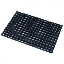 Floortex - Tappeto A Griglia Nero 100 X 150 Cm