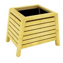 Mobextan - Fioriera Gaia 120x120 Alt. 81 In Robinia