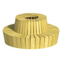 Tanguy - Fioriera + 3 Panche Curvilinee Hélios In Legno Di Robinia