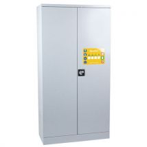 Manutan Expert - Armadio Stoccaggio Prodotti Pericolosi 240L - Acciaio 2 Ante Con Chiave Per Infiammabili