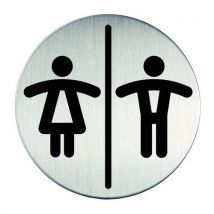 Durable - Cartello Di Segnalazione Toilette Uomini / Donne Ø 83 Mm