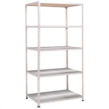 Scaffalatura Rapid 2 1980x915x305 5 Ripiani Metallo Zincato - Manutan