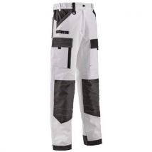 Lafont - Pantaloni Da Lavoro Ruler Bianco/grigio T4