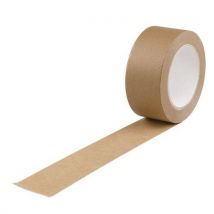 Nastro Adesivo Kraft Avana 50m 90μm - Resistente e Ecologico per Imballaggi Riciclati