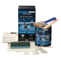 Rust-Oleum - Kit Impermeabilizzante Con Fibre Per Riparazione Tetti Compatibile Con Tutti I Materiali 1 L