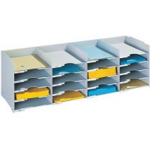 Paperflow - Casellario Multiscomparto 20 Scomparti Larghezza 897 Cm - Grigio