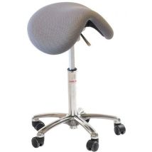 Global Professional Seating - Sedia Dalton Flexmatic Tessuto 3D Grigio Basso - Regolabile in Altezza - 110kg