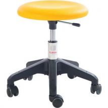 Global Professional Seating - Sgabello Beta Octopus-similpelle-medio-giallo