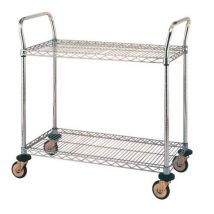 Metro - Carrello Inox Ripiani In Fili 455 X 760 Mm - 2 Ripiani