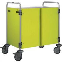 Blanco - Carrello Di Servizio Con Rivestimento Verde - 3 Ripiani