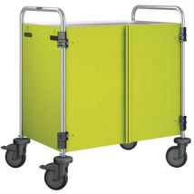 Blanco - Carrello Di Servizio Con Rivestimento Verde - 2 Ripiani