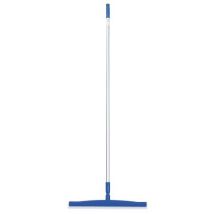 Manutan Expert - Manico Alluminio 1.5m e Tergipavimento Blu - HACCP 6cm Larghezza 55cm Lunghezza