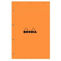 Lotto di 10 Blocco Rhodia Rilegatura:spillato - Grammatura:80