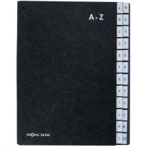 Durable - Raccoglitore D'alta Qualità N.divisioni:24 Colore:nero