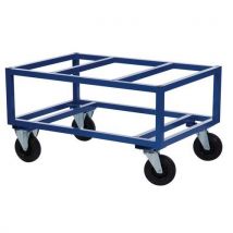 Carrello Per Pallet Blu 800x60 0x650mm Portata 800kg - Manutan