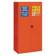 MG Magrini - Armadio Stoccaggio Infiammabili - 1000x550x2000H mm - 3 Ripiani - 114L - Arancione