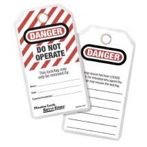 Master lock - Eetichette Di Isolamento Danger-inglese