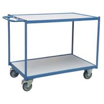 Fimm - Carrello Con 2 Ripiani Barra Orizzontale 850x500 250 Kg