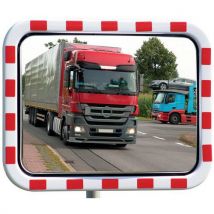 Dancop - Specchio Stradale 40x60cm Policarbonato Fissaggio A 4 Punti