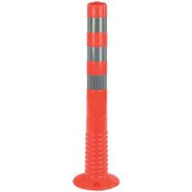 Crash Stop - Paletto Fless Poliur Arancione Strisce Catarifrang H:75 Cm