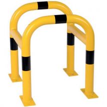 Crash Stop - Protezione Per Colonna L 520 H 600 Mm Galvanizzata 2 Pezzi