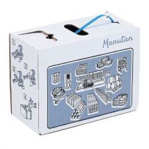 Kit Di Reggiatura Pp Blu L. 600m + 200 Fibbie - Manutan - Manutan