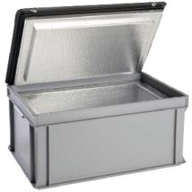 UTZ - Contenitore Isotermico RAKO 53L Grigio - Coperchio Montato - Ideale per Alimenti