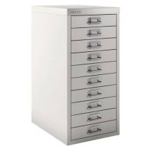 Bisley - Armadio A 10 Cassetti Grigio Testurizzato
