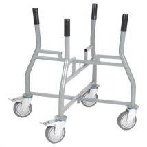 Matador - Portasecchio Da Cantiere Pieghevole Da 65/90 Litri - Portata 250 Kg
