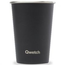 Bicchiere Inox Parete Singola-nero Matt-300ml-qwetch
