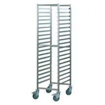 Hupfer - Carrello In Inox Con Guide 533x696x1817 Mm - Portata 200 Kg