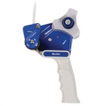 Manutan Expert - Distributore Nastro Adesivo Uso Intensivo - Acciaio/Plastica Blu - Ergonomico