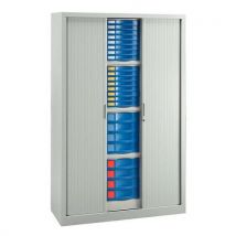 Vinco - Armadi A Cassetti Con Serranda E 72 Cassetti Blu