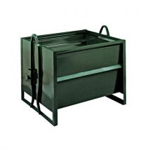 Sameto Technifil - Cassa Impilabile Da 200 L Colore Verde Senza Rotelle