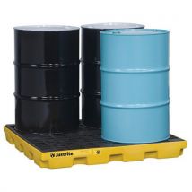 Justrite - Piattaforma Di Ritenzione Ecopolyblend 186l Giallo-justrite
