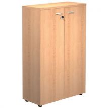 Artarredi - Armadio Medio Solo Faggio - 120x80x35 cm - 2 Ripiani - Stile Moderno - Eco-sensibile
