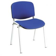 Sedia Dado Fili Di Luce Blu Base Bianco - Manutan