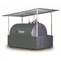 Serbatoio Acciaio Carbonio 3000L per Riscaldamento - Fusto Contenitore Industriale