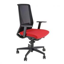 Sedia Light Eco Rosso Braccioli Opz - Manutan