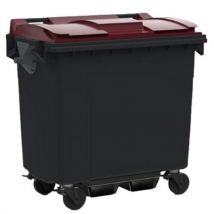 Sulo - Cassonetto 770l Coperch Rosso Passag Forca+ri Nforzo Fondo