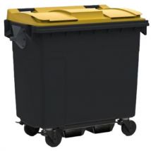 Sulo - Cassonetto 770l Coperch Giallo Passag Forca+r Inforzo Fondo